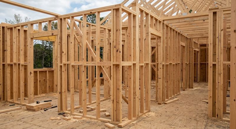 Timber Wall Installation in Wilmington, NC