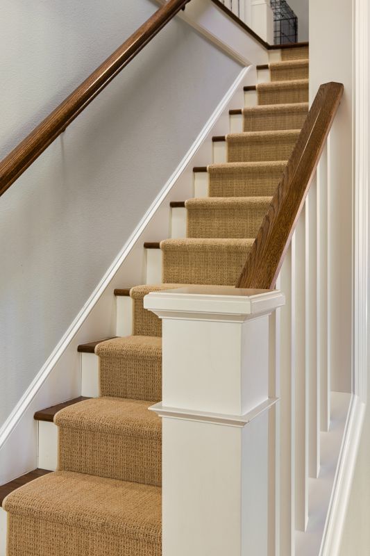 Wooden Banister Installation in Alpharetta, GA
